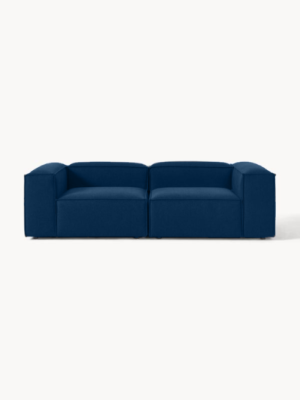 SOFA CUBO DOS PLAZAS AZUL TELA LAFAYETTE 194526 jpg