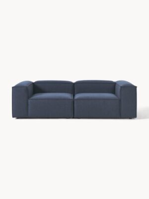 SOFA CUBO DOS PLAZAS AZUL TELA 2