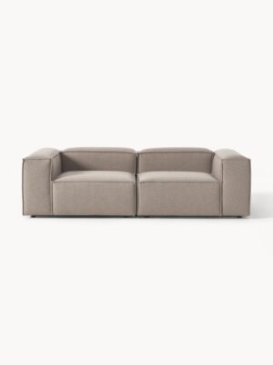 SOFA CUBO DOS PLAZAS GRIS TELA 2